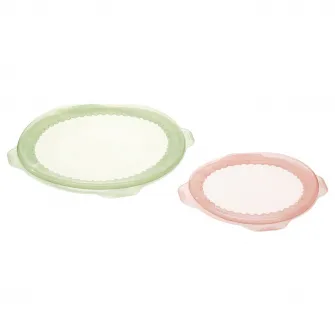 IKEA ÖVERMÄTT Capac recipient alimente, 2 bucati, silicon