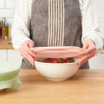 IKEA ÖVERMÄTT Capac recipient alimente, 2 bucati, silicon