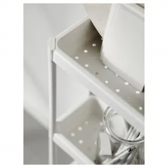 IKEA VESKEN Etajera, alb, 37x23x101 cm