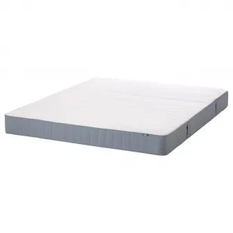 IKEA VESTMARKA Saltea cu arcuri, ferma/bleu, 140x200 cm
