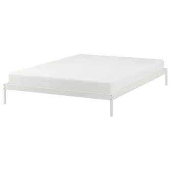 IKEA VEVELSTAD Cadru pat, alb, 140x200 cm