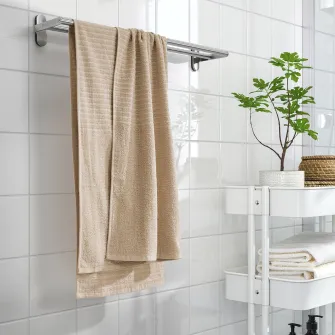IKEA VÅGSJÖN Prosop baie, bej deschis, 70x140 cm