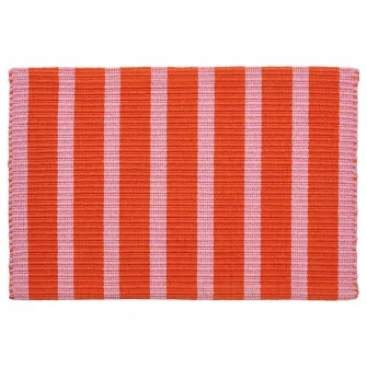 IKEA VÄGSKYLT Covor de intrare, roz/portocaliu, 40x60 cm