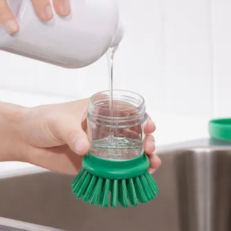 IKEA VIDEVECKMAL Perie vase cu dozator, verde deschis
