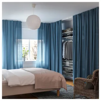 IKEA VIDGA Separator camera pentru colt, alb