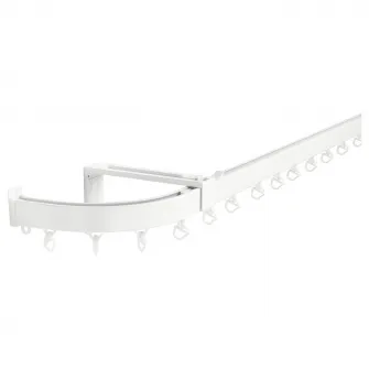 IKEA VIDGA Set inchidere capat sina, alb