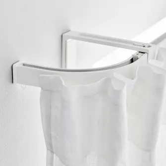 IKEA VIDGA Set inchidere capat sina, alb