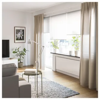 IKEA VIDGA Set inchidere capat sina, alb