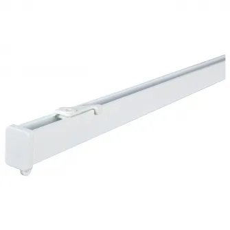IKEA VIDGA Sina perdea, accesorii plafon incluse/alb, 140 cm