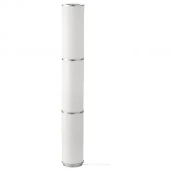 IKEA VIDJA Lampadar, alb, 138 cm