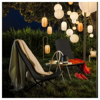 IKEA VIGGSÖ Sezlong, exterior, pliant gri inchis