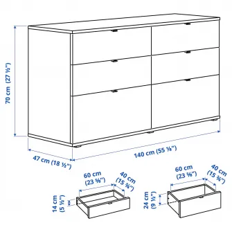 IKEA VIHALS Combinatie dulap, alb/oglinda, 245x57x200 cm