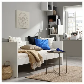 IKEA VIHALS Divan cu 1 saltea, alb/Ågotnes ferma, 80x200 cm