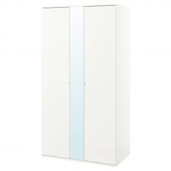 IKEA VIHALS Dulap 2usi, alb, 105x57x200 cm
