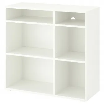 IKEA VIHALS Etajera cu 4 polite, alb, 95x37x90 cm