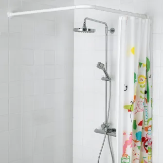 IKEA VIKARN Sina perdea dus, alb
