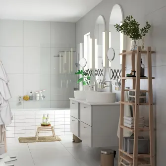 IKEA VILTO Taburet, mesteacan