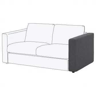 IKEA VIMLE Brat, Gunnared gri mediu