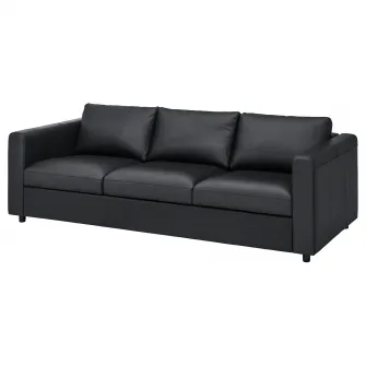 IKEA VIMLE Canapea 3 locuri, Grann/Bomstad negru
