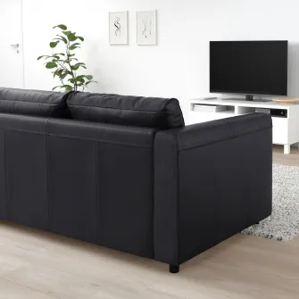 IKEA VIMLE Canapea 3 locuri, Grann/Bomstad negru