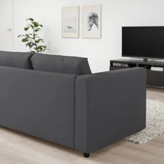 IKEA VIMLE Canapea 3 locuri, Hallarp gri