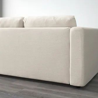 IKEA VIMLE Canapea colt, 4 locuri, Gunnared bej