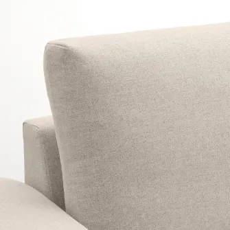 IKEA VIMLE Canapea colt, 4 locuri, cu brate late/Gunnared bej