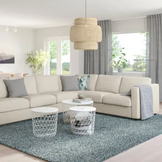 IKEA VIMLE Canapea colt 5 locuri, Gunnared bej