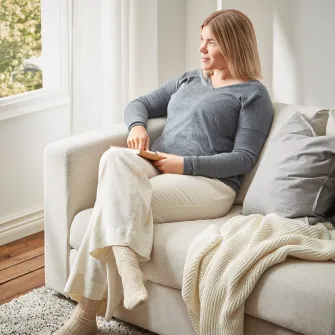 IKEA VIMLE Canapea colt 5 locuri, Gunnared bej