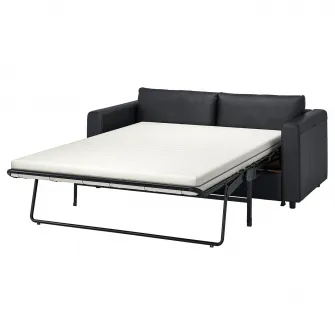 IKEA VIMLE Canapea extensibila 2 locuri, Grann/Bomstad negru