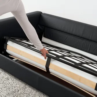 IKEA VIMLE Canapea extensibila 2 locuri, Grann/Bomstad negru