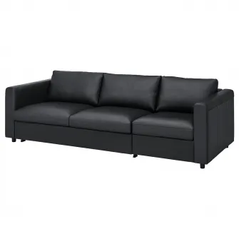 IKEA VIMLE Canapea extensibila 3 locuri, Grann/Bomstad negru