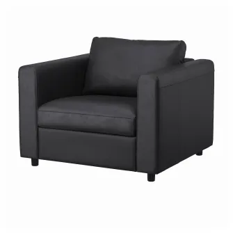 IKEA VIMLE Fotoliu, Grann/Bomstad negru