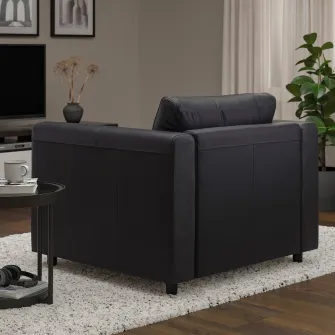 IKEA VIMLE Fotoliu, Grann/Bomstad negru