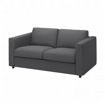 IKEA VIMLE Husa canapea 2 locuri, Hallarp gri