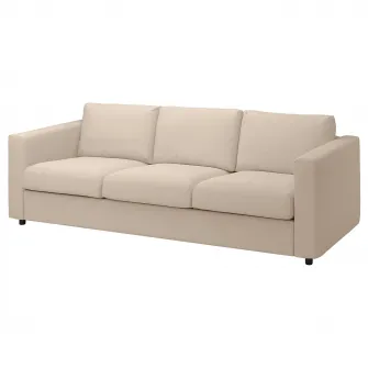 IKEA VIMLE Husa canapea 3 locuri, Hallarp bej