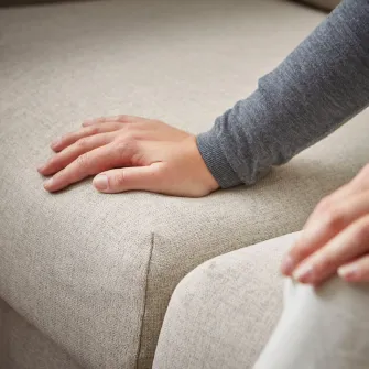 IKEA VIMLE Husa canapea 3 locuri+sezlong, Gunnared bej