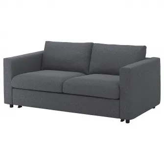 IKEA VIMLE Husa canapea extensibila 2 loc, Gunnared gri mediu