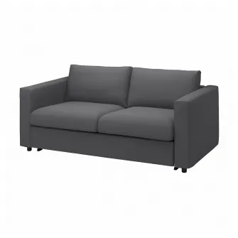 IKEA VIMLE Husa canapea extensibila 2 loc, Hallarp gri