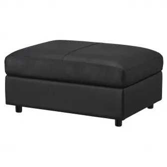 IKEA VIMLE Taburet cu depozitare, Grann/Bomstad negru