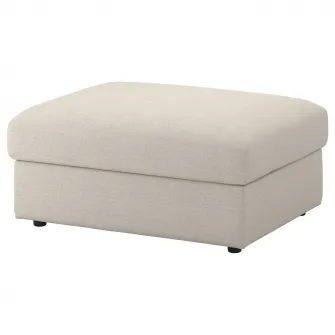 IKEA VIMLE Taburet cu depozitare, Gunnared bej