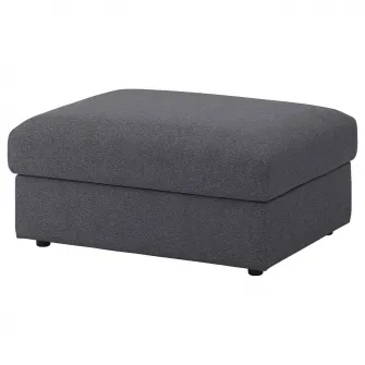 IKEA VIMLE Taburet cu depozitare, Gunnared gri mediu