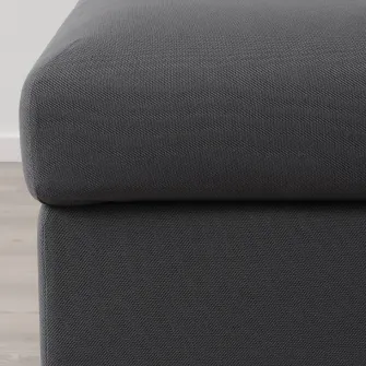 IKEA VIMLE Taburet cu depozitare, Hallarp gri