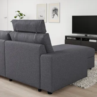 IKEA VIMLE Tetiera, Gunnared gri mediu