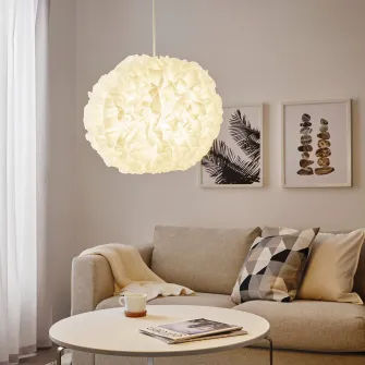IKEA VINDKAST Lustra, alb, 50 cm