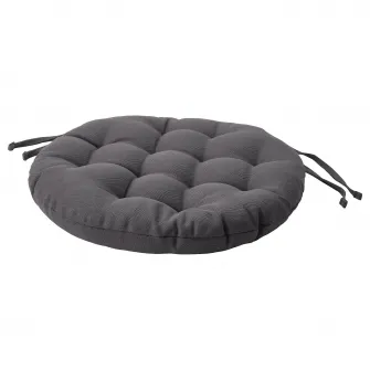 IKEA VIPPÄRT Perna scaun, gri inchis, 38 cm
