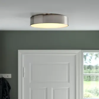 IKEA VIRRMO Plafoniera LED, nichelat, 36 cm 800 lm