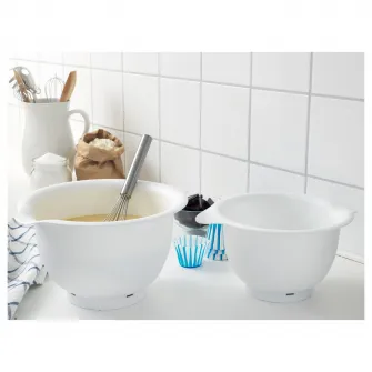IKEA VISPAD Bol mixer, 2buc, alb