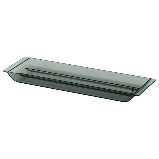 IKEA VISSLAÅN Organizator sertar, gri, 35x11x3 cm