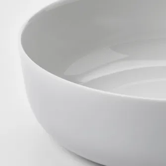 IKEA VITBLECKA Bol, gri, 22 cm